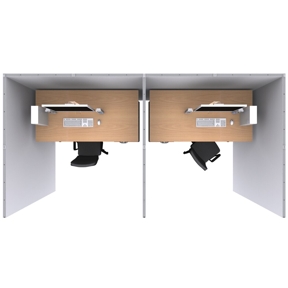 QSEG Cubicle — Double Cubicle / Unprinted